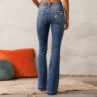 Women's Casual Versatile Ripped Jeans