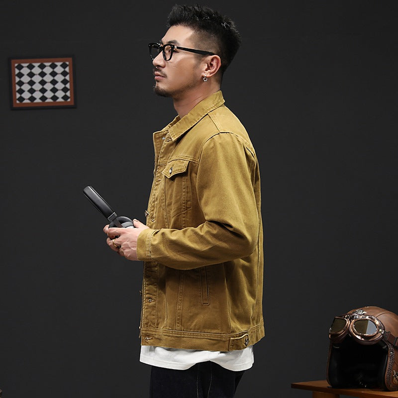 Loose-Fit Denim Jacket For Men