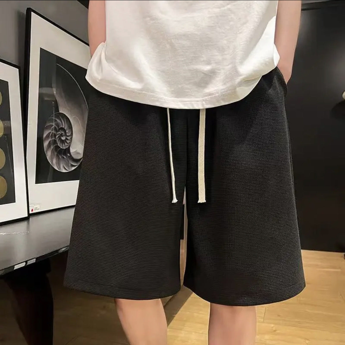 Men's Loose Sports Outerwear Five-point Shorts