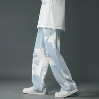 Tie Dyed Denim Pants