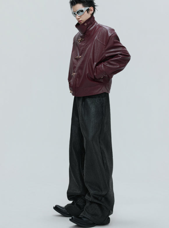 Padded Leather Jacket