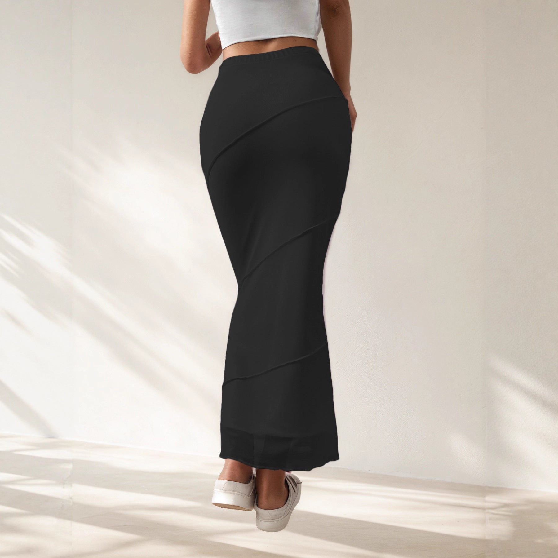 Summer High-Waisted Long Skirt