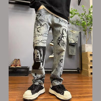 Retro Blue Skinny Jeans