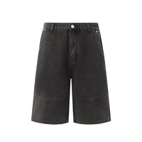 Denim Shorts Men's Loose Leisure Workwear Cropped Pants