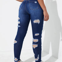 All-match Skinny Denim Trousers For Women