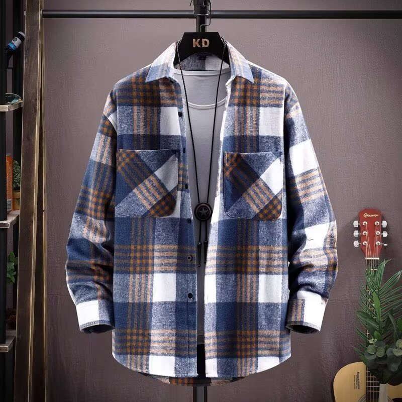 Lapels Shirt Mens