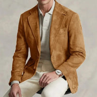 Commute Leisure Printed Double Button Suit Jacket