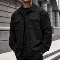 Men's Casual Jacquard Jacket
