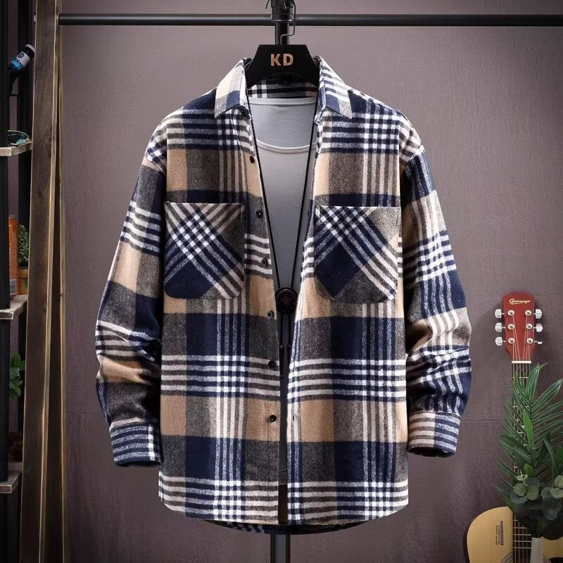 Lapels Shirt Mens