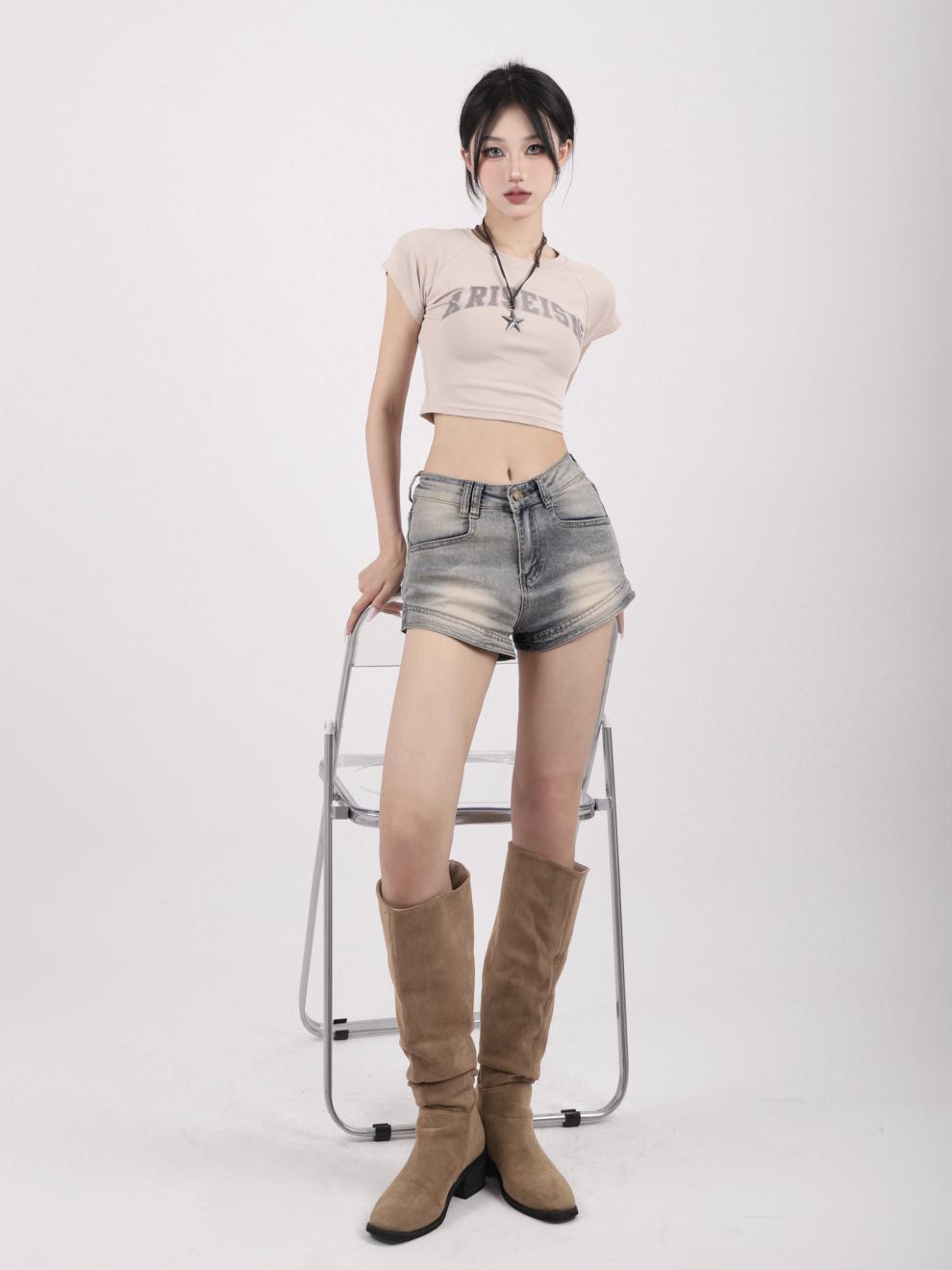 Retro Denim Short