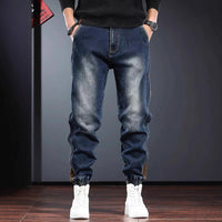 American-style Patchwork jeans