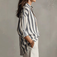 Lapel Collar Pullover Top
