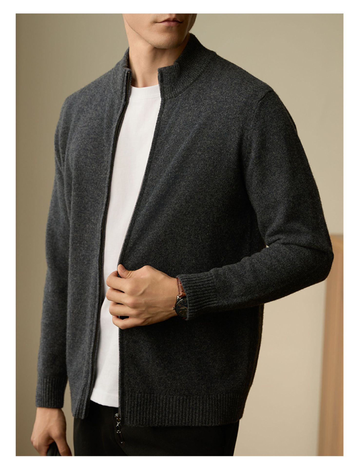 Men's Knitted Casual Jacket