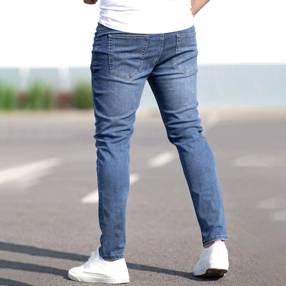 Men's Ripped Denim Jeans