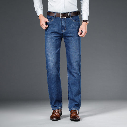 Men's Jeans Elastic Business jeans