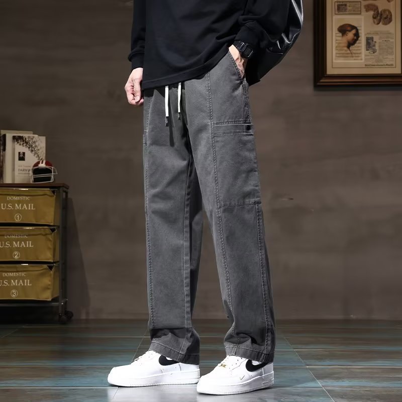 Mens Slim-fit American Pants