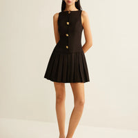 Elegant Pleated Dress
