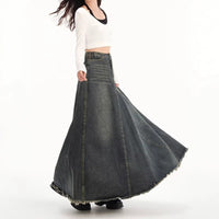 Retro Denim Skirt