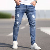 Men's Ripped Denim Jeans