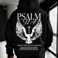 Casual Loose-fitting  Hooded Sweatshirt For Warmth