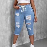 Womens Slimming Ripped Jeans