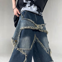 Frayed Denim Shorts