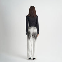 Washed Jeans Original Design High Waist Straight Slim Fit