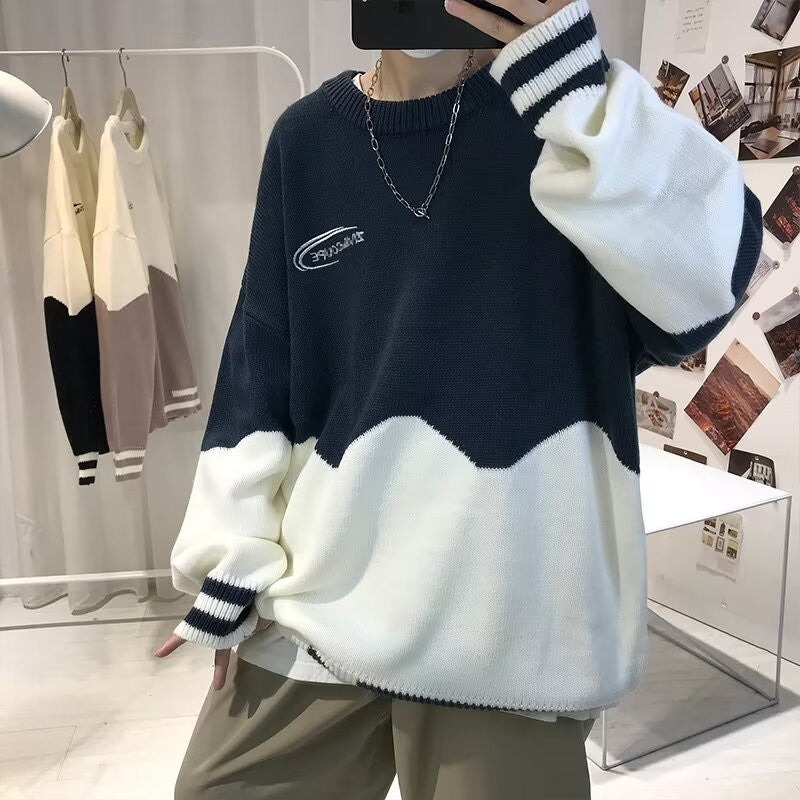 Autumnwinter Crewneck Sweater For Men