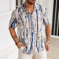 Anti-wrinkle  Men's Short Sleeve Shirt