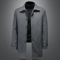 Mid-length Mens Business Down Jacket