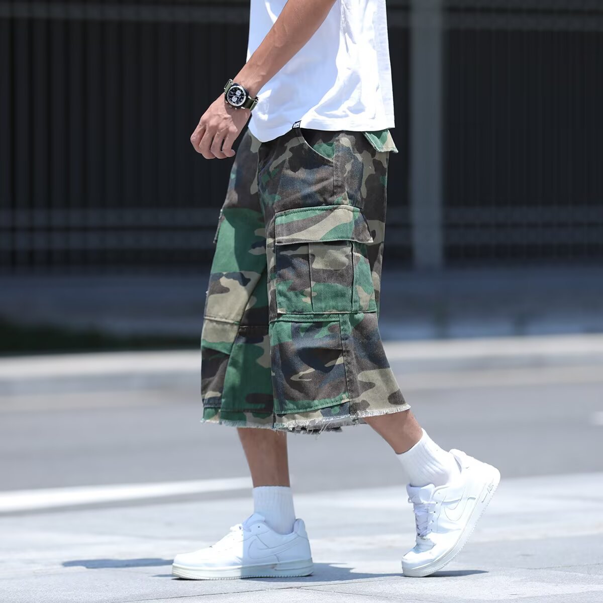 Pu Shuai Camouflage Shorts