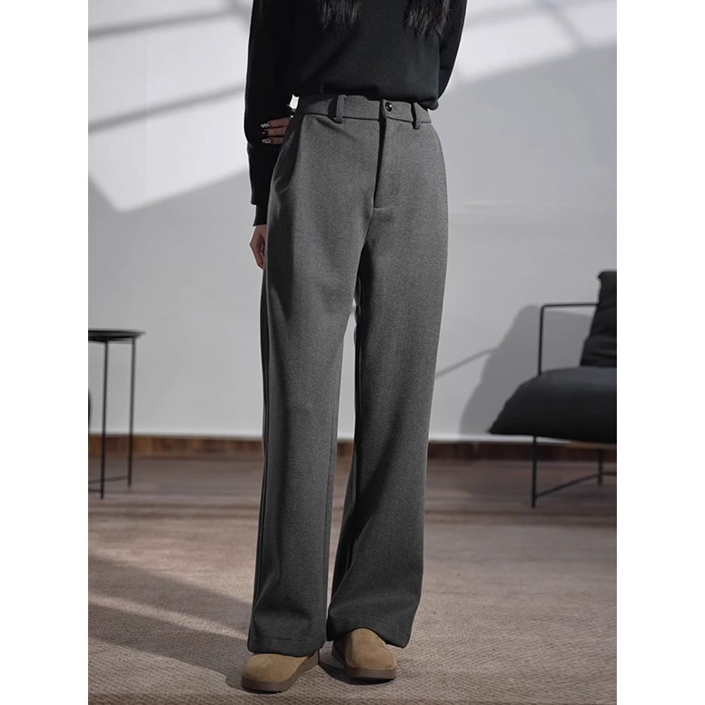 Mens Straight-leg Drapey Pants