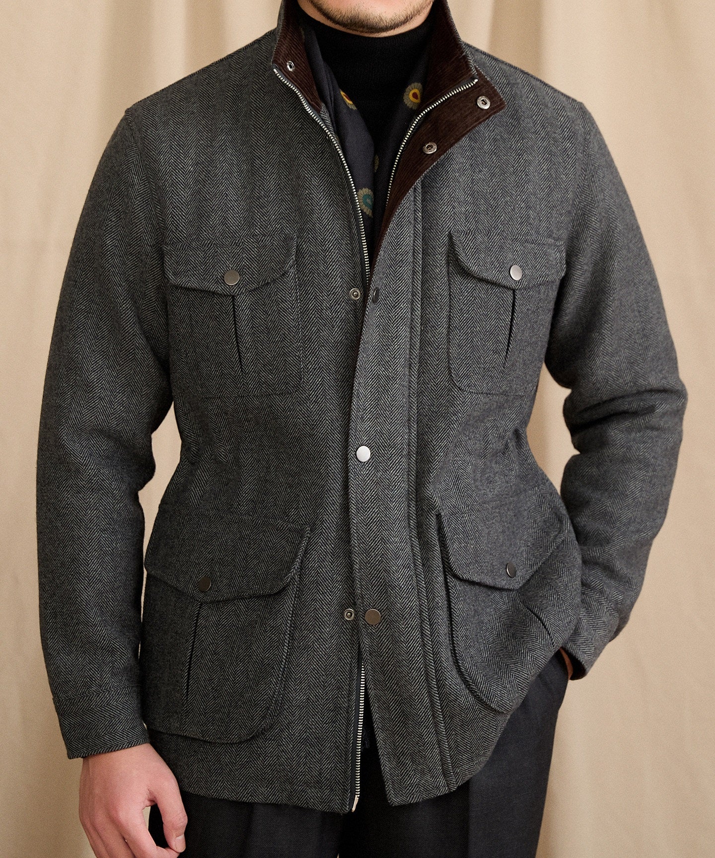 Mens Italian Thermal Jacket