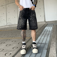 Gradient Cropped Pants Men shorts