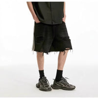 Men's  Ripped Denim Shorts