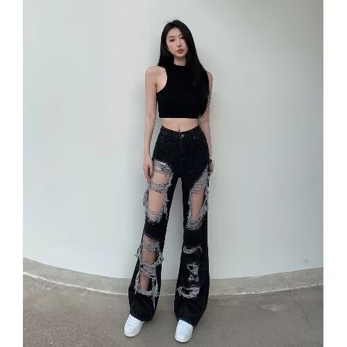 Womens Straight-leg Jeans