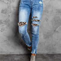 Burrs Tassels Denim Trousers For Women