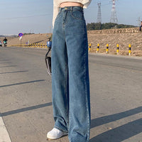 Wide Leg Jeans For Women Bottom Baggy Denim Pants Trousers