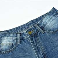 Ripped jeans personality women