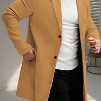 Classic Versatile Business-style High-end Single-breasted Casual Trench Coat