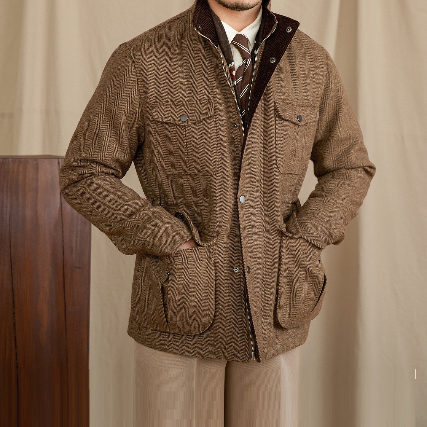 Mens Italian Thermal Jacket