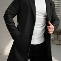 Classic Versatile Business-style High-end Single-breasted Casual Trench Coat