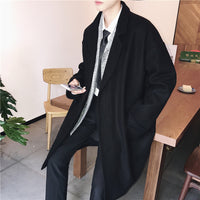 Mens Casual Wool Coat