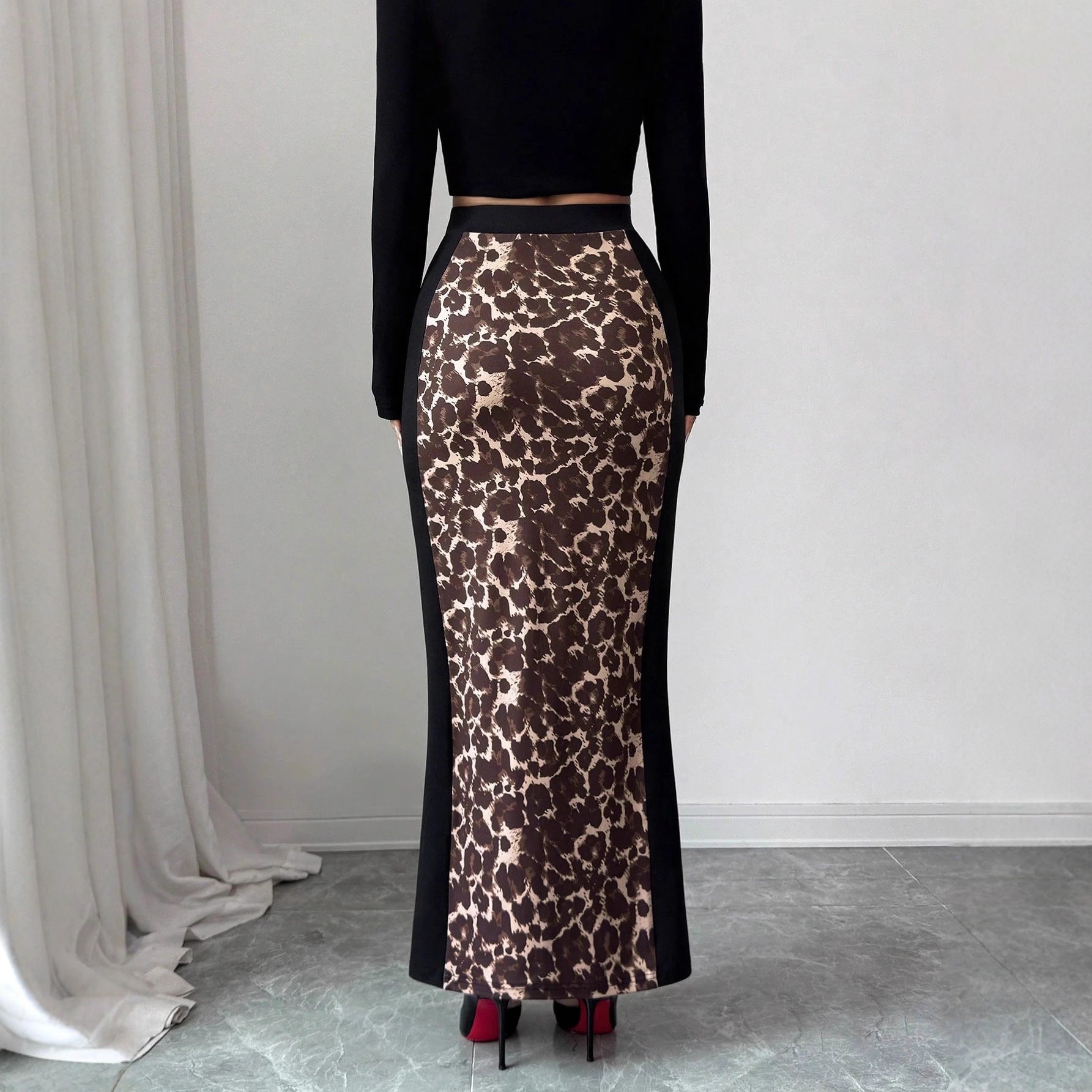 Womens Bodycon Split Skirt