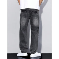 Men's Casual Straight-leg Loose Long Jeans