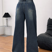 Womens Retro Denim Jeans