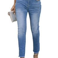 European And American Washed Jeans For Women