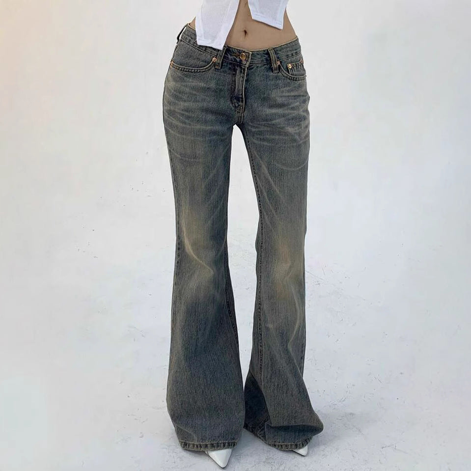 New-style Vintage Distressed Washed Denim Jeans That Flatter Your