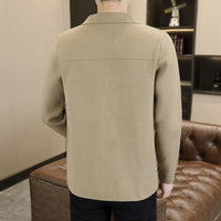 Men's Casual Knitted Sweater Coat