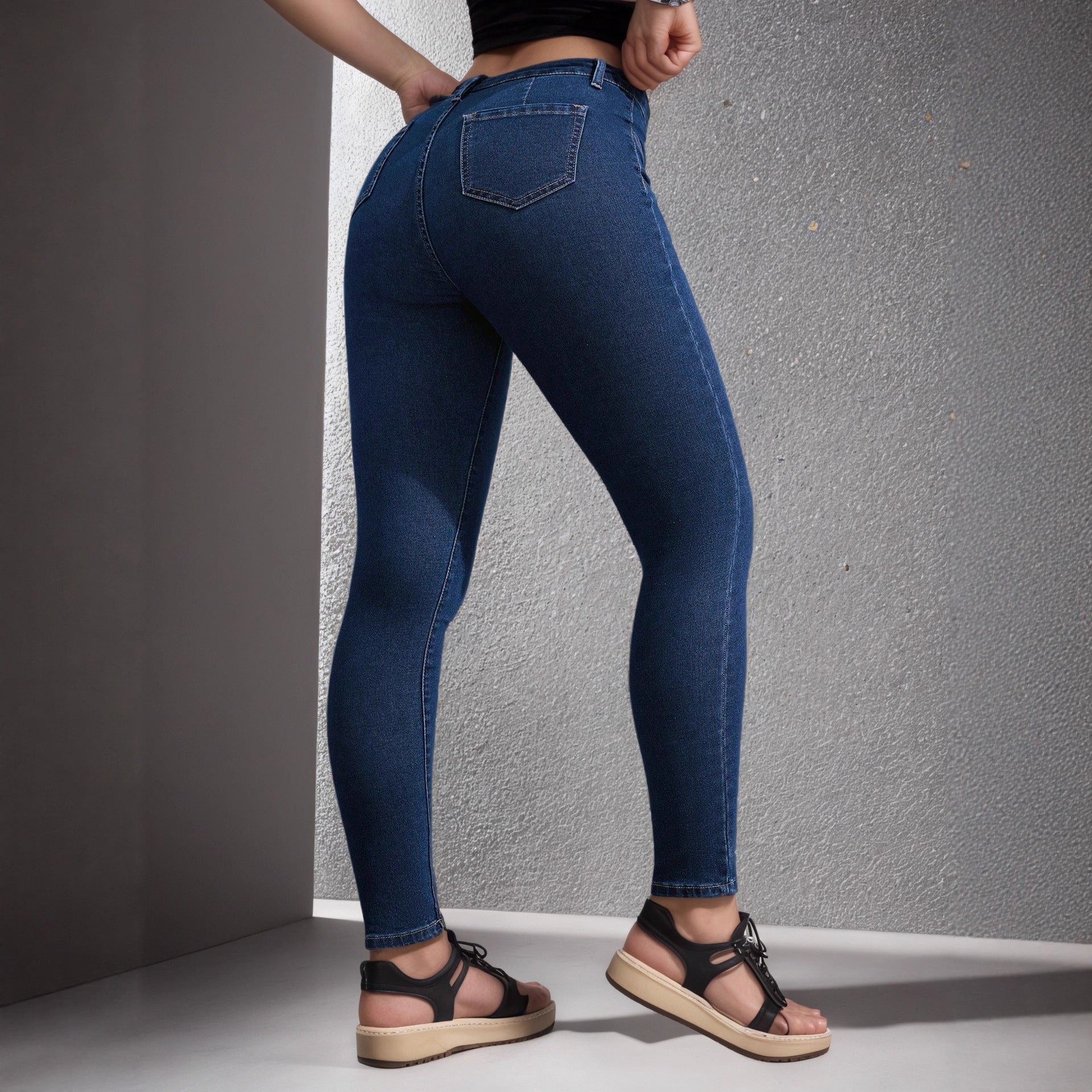Womens High Waist Jeans